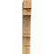 Ekena Millwork Balboa Block Smooth Bracket, Western Red Cedar, 5 1/2"W x 26"D x 38"H BKT06X26X38BOA05SWR - alternate 4
